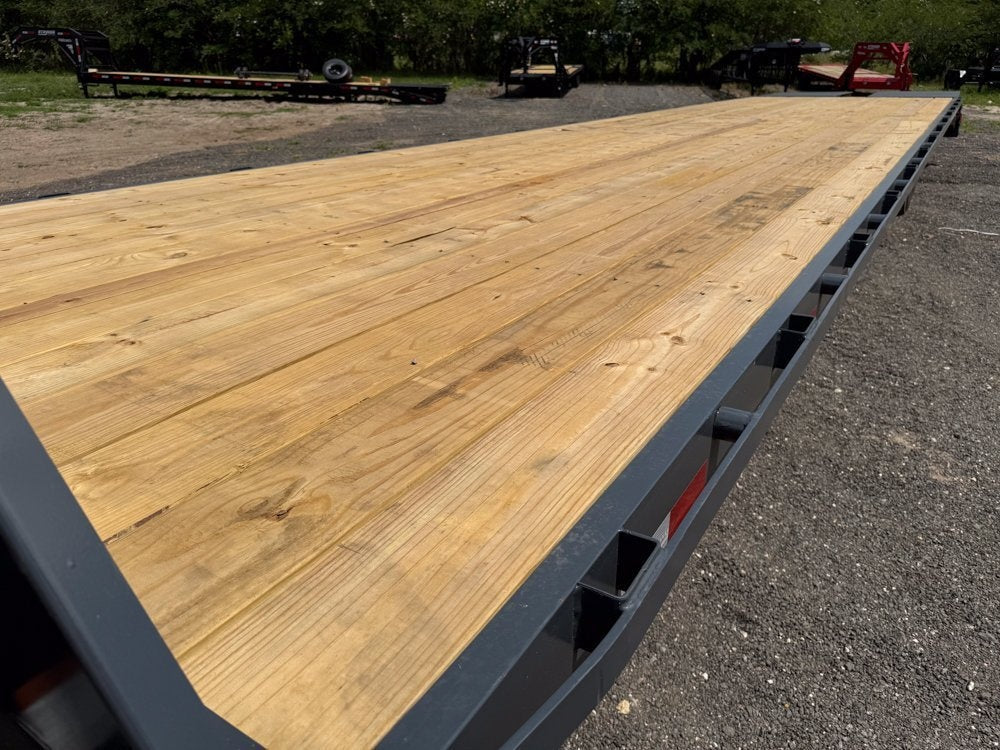 40' HD Gooseneck (2) 8k Axles Mega 16k GVWR 14ply Tires - Hotshot Non-CDL - TrailerSwap