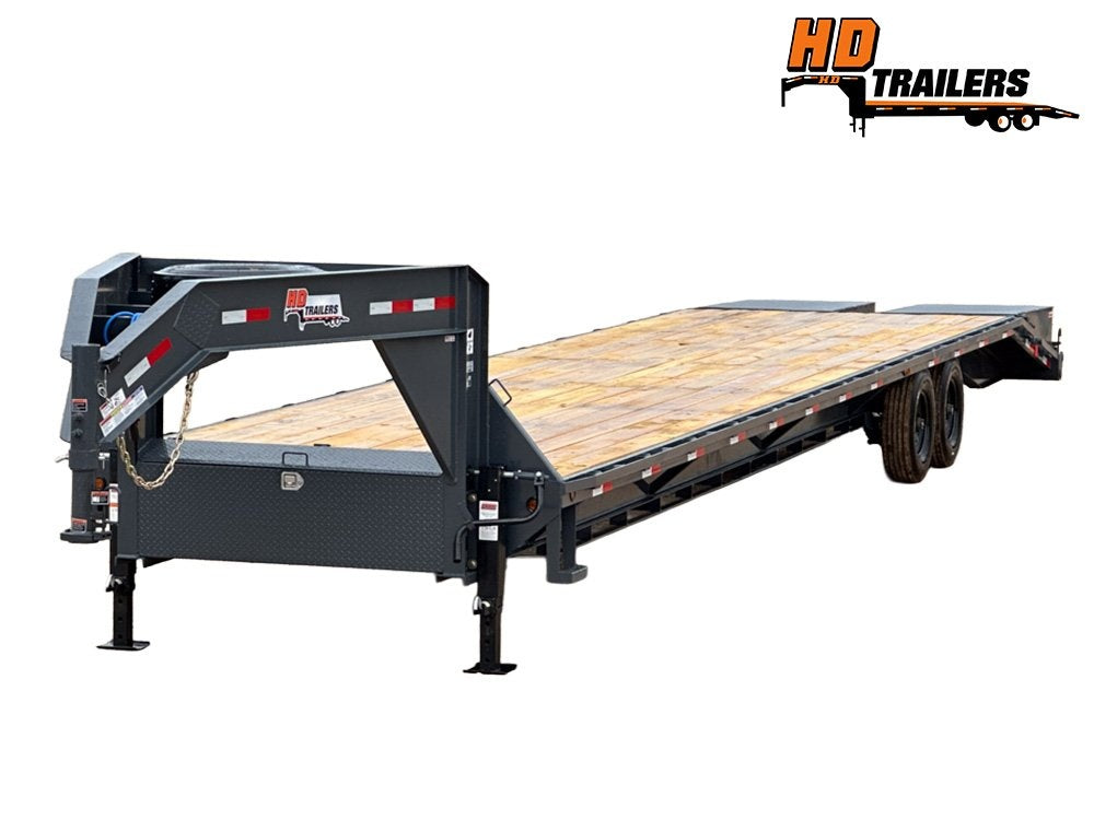 40' HD Gooseneck (2) 8k Axles Mega 16k GVWR 14ply Tires - 8K MR/Deckover Trailers - Stryker Dealership Group