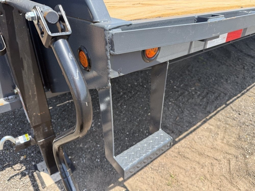 40' HD Hotshot (2) 10k Axles Straight Deck, DERATED Non-CDL 18 Ply Super Singles - Hotshot Non-CDL - DO 10K SD SS - TrailerSwap