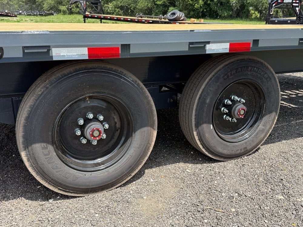 40' HD Hotshot (2) 10k Axles Straight Deck, DERATED Non-CDL 18 Ply Super Singles - Hotshot Non-CDL - DO 10K SD SS - TrailerSwap