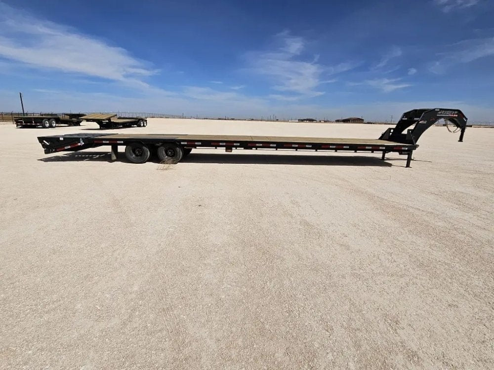 40' Horizon FHZ Gooseneck Dual Wheel Deckover Trailer Mega Ramps - (2) 12K Axles - Dual Wheel Deckover - DO 12K MR - TrailerSwap