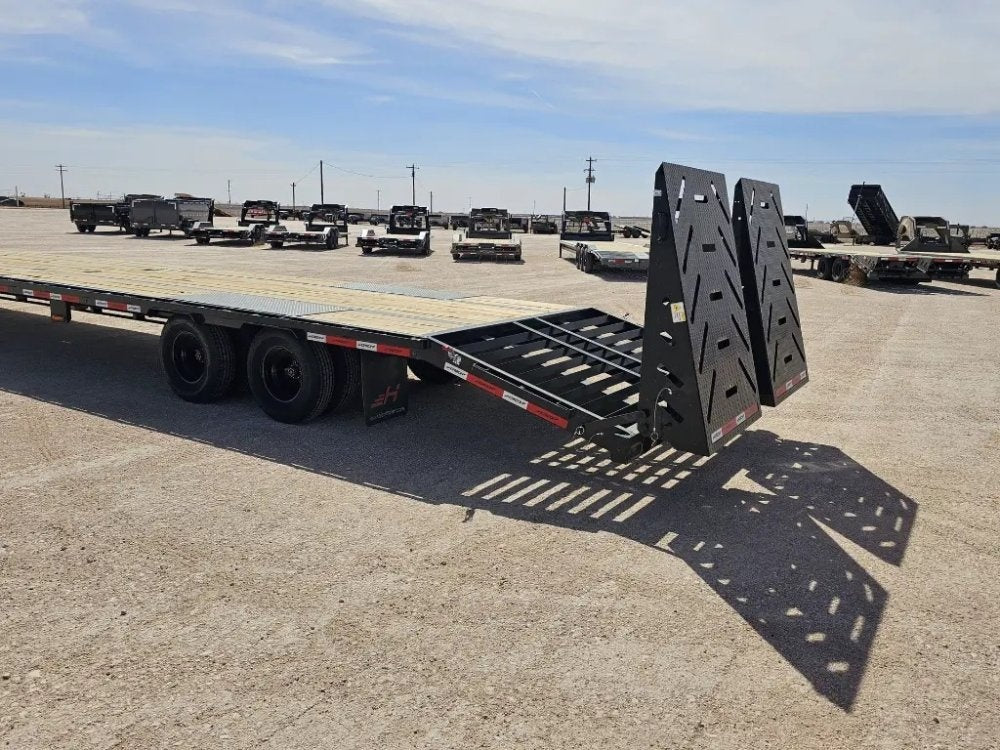 40' Horizon FHZ Gooseneck Dual Wheel Deckover Trailer Mega Ramps - (2) 12K Axles - Dual Wheel Deckover - DO 12K MR - TrailerSwap