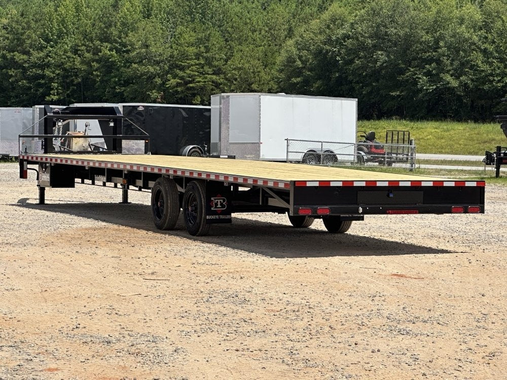 40" Max Light Gooseneck Hotshot Trailer (2) 10K Axles, 102" Wide, 10' Aluminum Ramps - Hotshot Non-CDL/DO 10K SD SS - Stryker Dealership Group