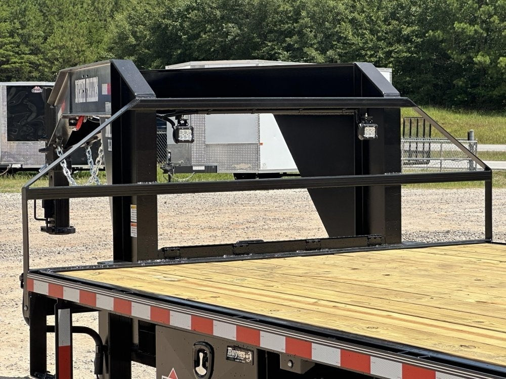 40" Max Light Gooseneck Hotshot Trailer (2) 10K Axles, 102" Wide, 10' Aluminum Ramps - Hotshot Non-CDL/DO 10K SD SS - Stryker Dealership Group