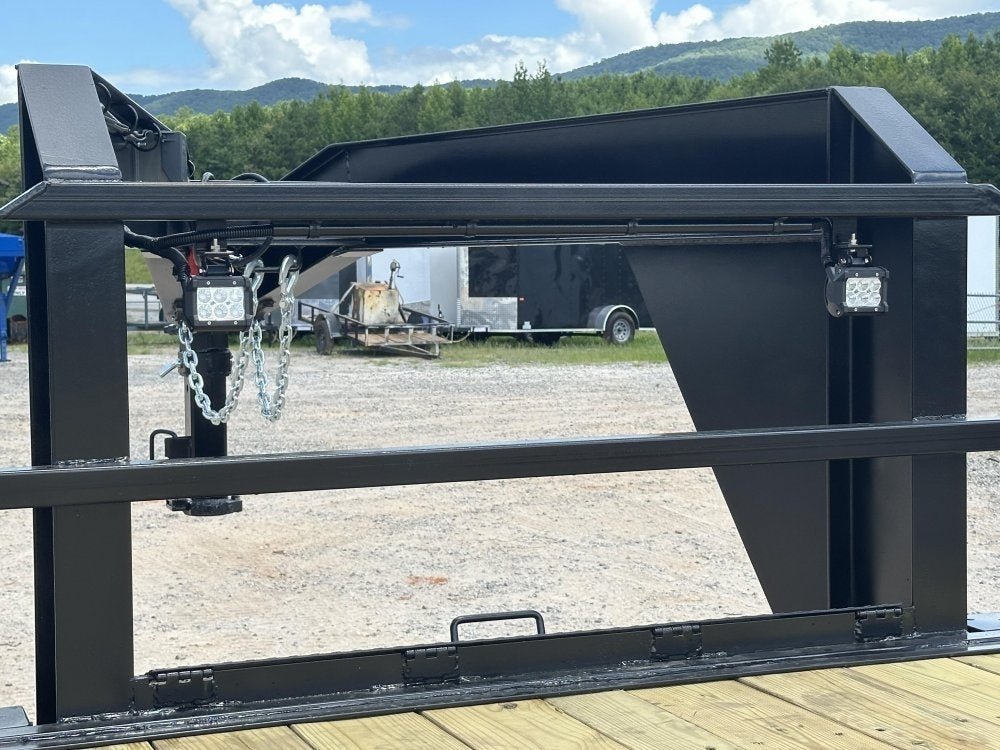 40" Max Light Gooseneck Hotshot Trailer (2) 10K Axles, 102" Wide, 10' Aluminum Ramps - Hotshot Non-CDL/DO 10K SD SS - Stryker Dealership Group