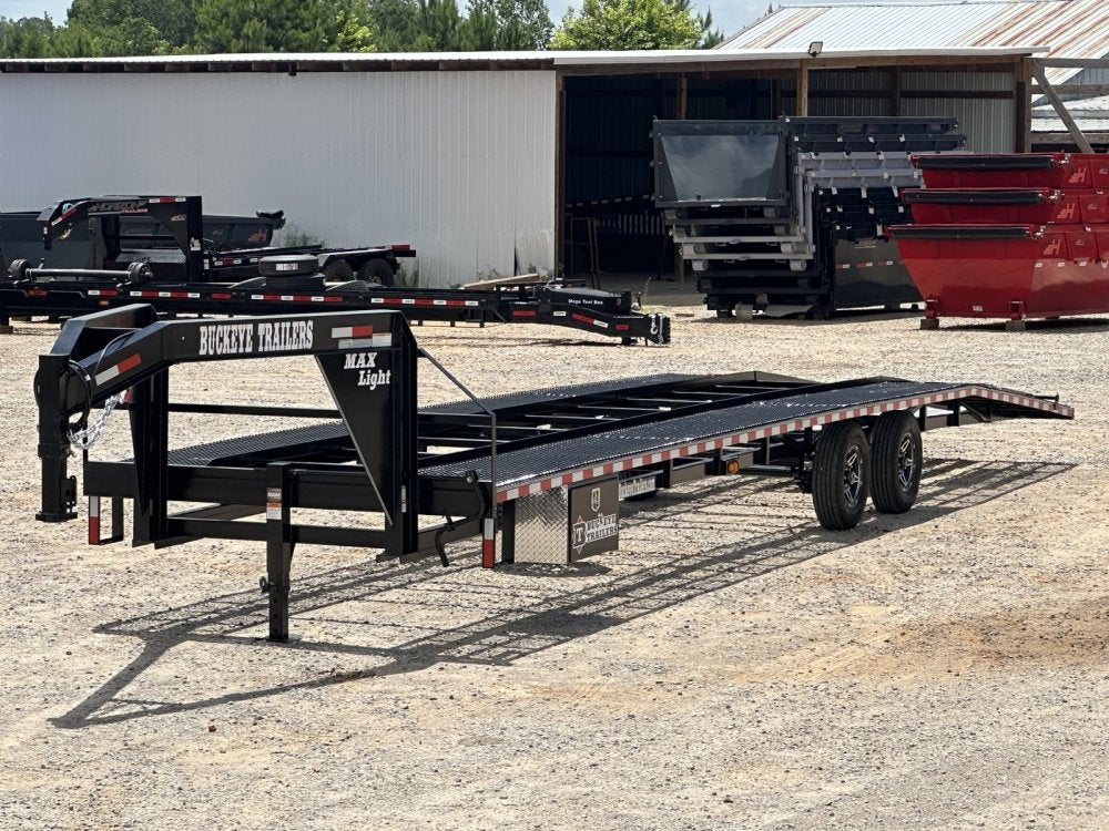 40' Max Lite Gooseneck Mesh Car Hauler (2) 8K Axles 102" Wide - Truck & Van Trailers - Multi Car Haulers - TrailerSwap
