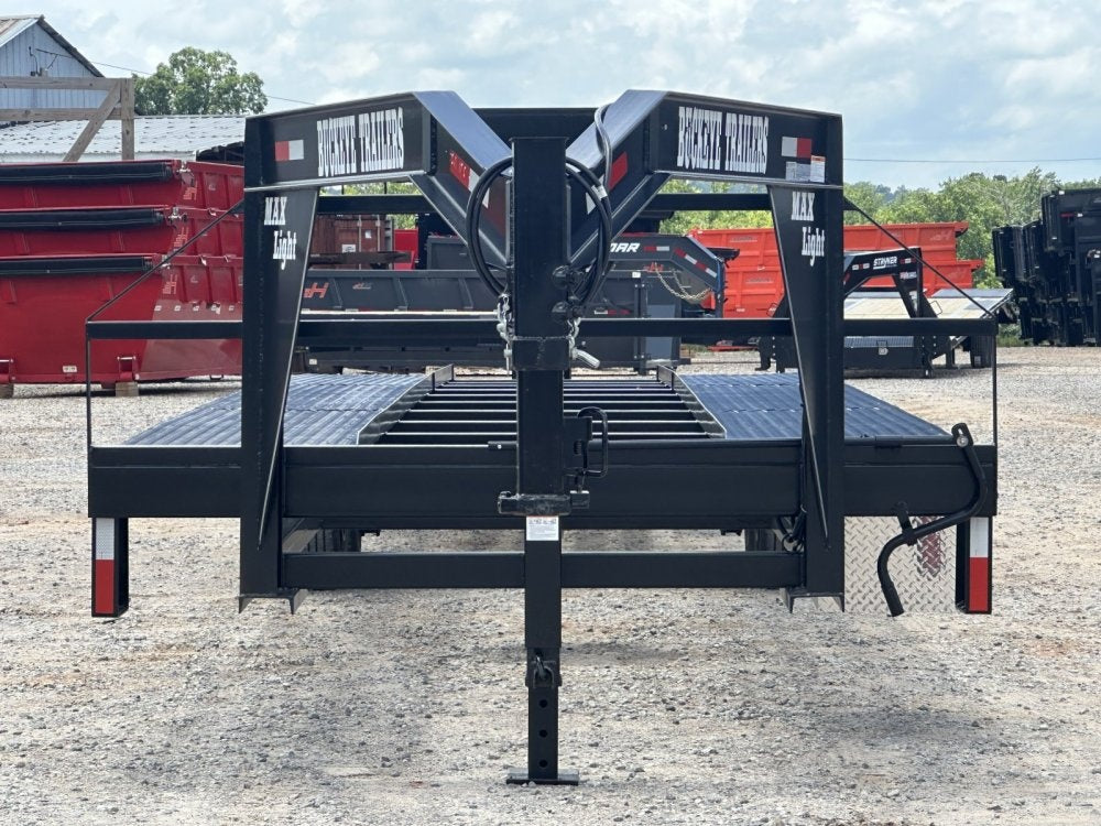 40' Max Lite Gooseneck Mesh Car Hauler (2) 8K Axles 102" Wide - Truck & Van Trailers - Multi Car Haulers - TrailerSwap