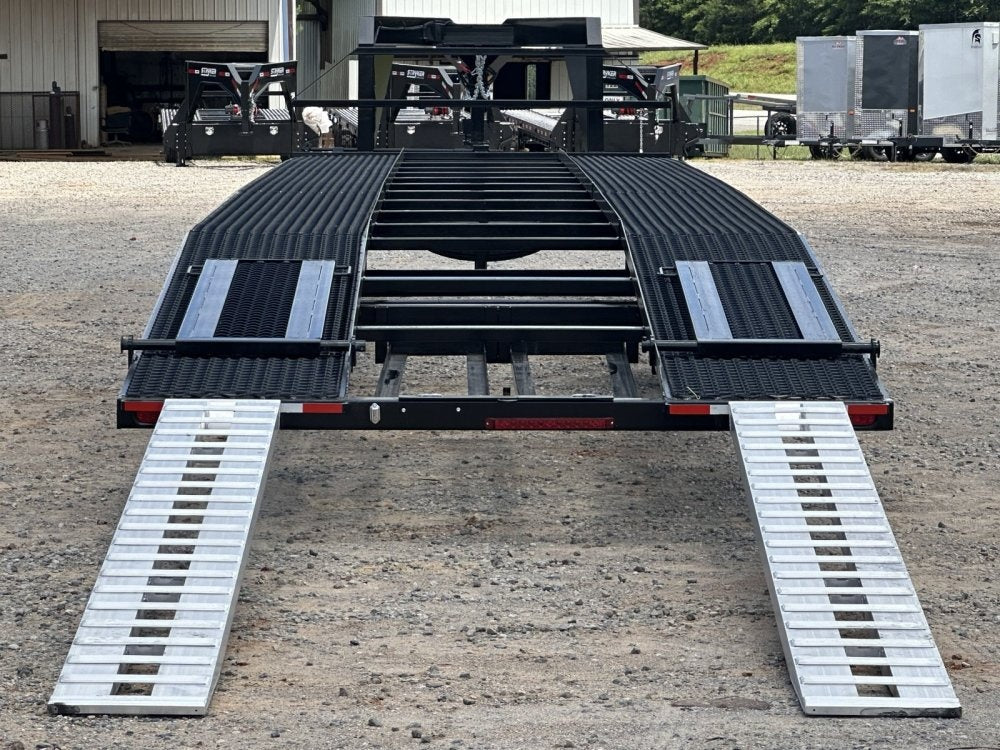 40' Max Lite Gooseneck Mesh Car Hauler (2) 8K Axles 102" Wide - Truck & Van Trailers - Multi Car Haulers - TrailerSwap
