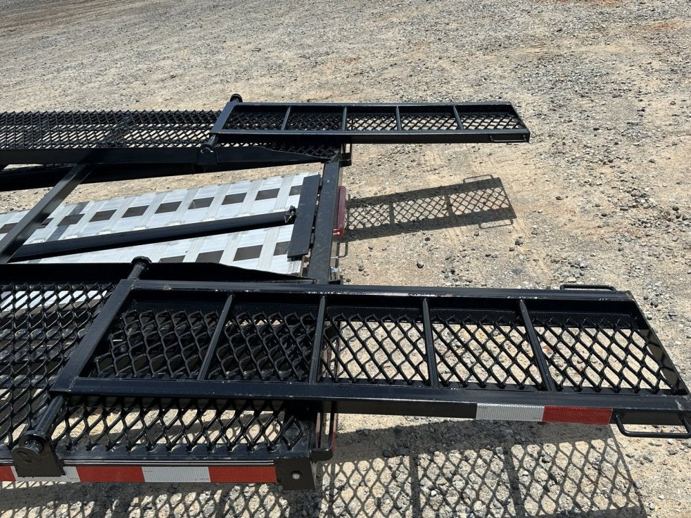 40' Max Lite Gooseneck Mesh Car Hauler (2) 8K Axles 102" Wide - Truck & Van Trailers - Multi Car Haulers - TrailerSwap