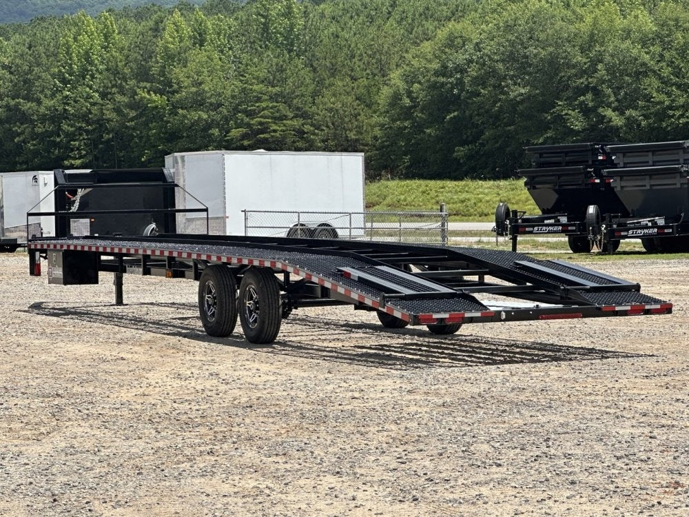 40' Max Lite Gooseneck Mesh Car Hauler (2) 8K Axles 102" Wide - Truck & Van Trailers - Multi Car Haulers - TrailerSwap