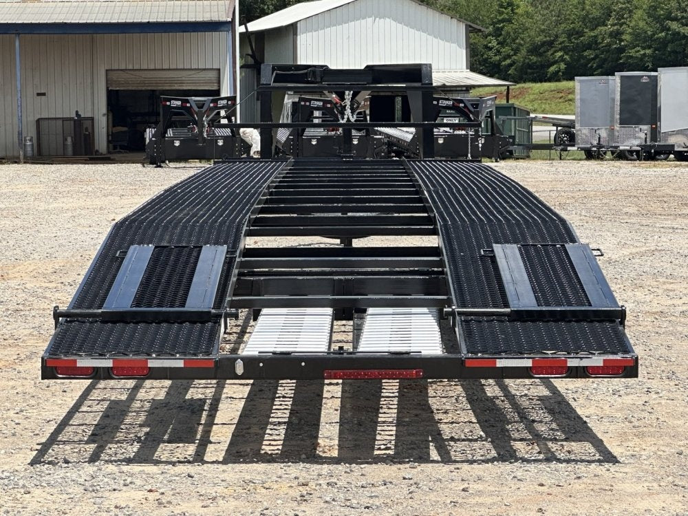 40' Max Lite Gooseneck Mesh Car Hauler (2) 8K Axles 102" Wide - Truck & Van Trailers - Multi Car Haulers - TrailerSwap