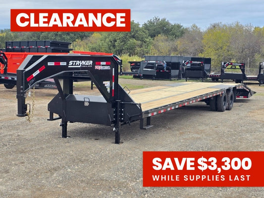 40' Stryker Gooseneck (2) 12K Axles Mega Ramps Dual Wheels - Dual Wheel Deckover - DO 12K MR - TrailerSwap