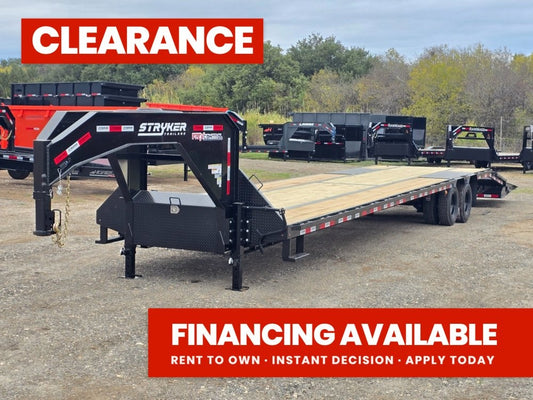 40' Stryker Gooseneck (2) 12K Axles Mega Ramps Dual Wheels - Dual Wheel Deckover - DO 12K MR - TrailerSwap