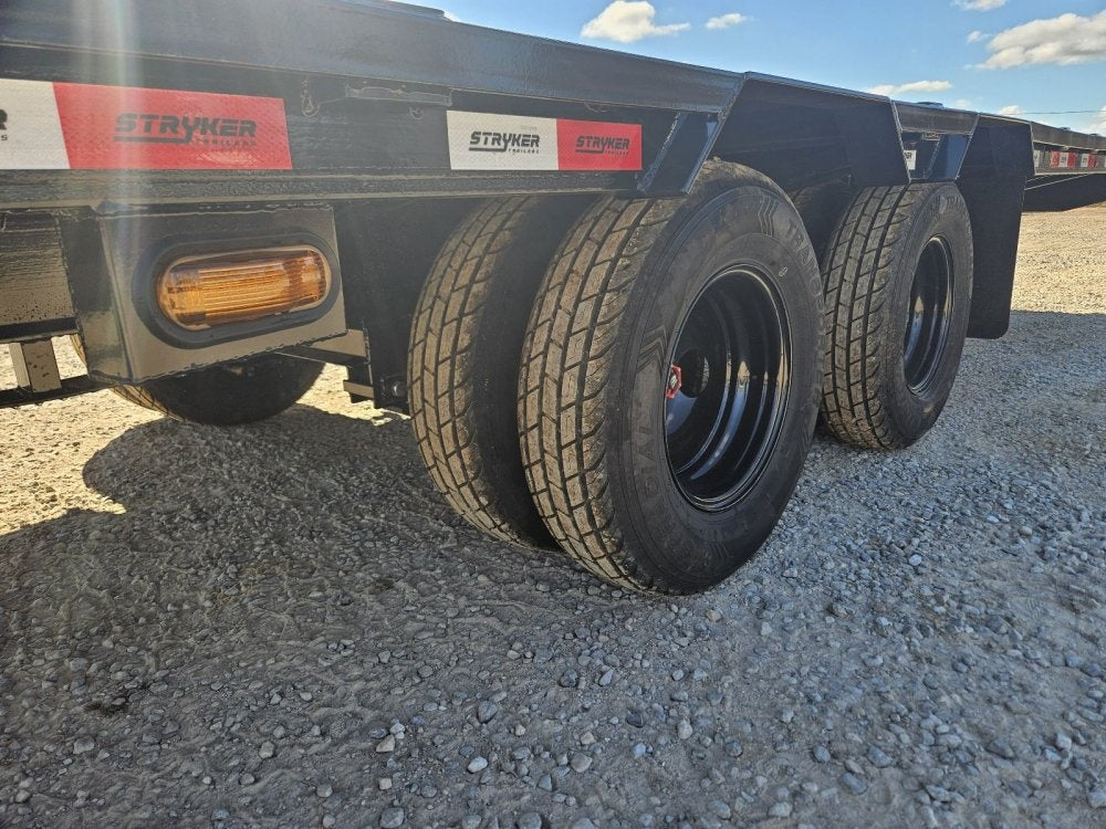 40' Stryker Gooseneck (2) 12K Axles Straight Deck Dual Wheels - Dual Wheel Deckover - DO 12K SD - TrailerSwap