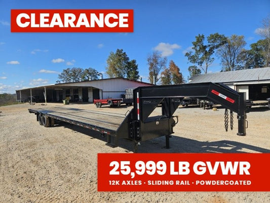 40' Stryker Gooseneck (2) 12K Axles Straight Deck Dual Wheels - Dual Wheel Deckover - DO 12K SD - TrailerSwap