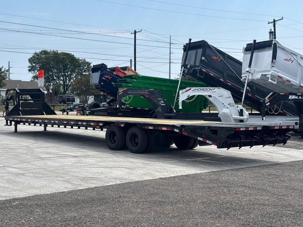 40' Stryker Gooseneck Hotshot Non-CDL Deckover Trailer Mega Ramps - (2) 10K Axles - Derated - Hotshot Non-CDL - DO 10K MR SS - TrailerSwap