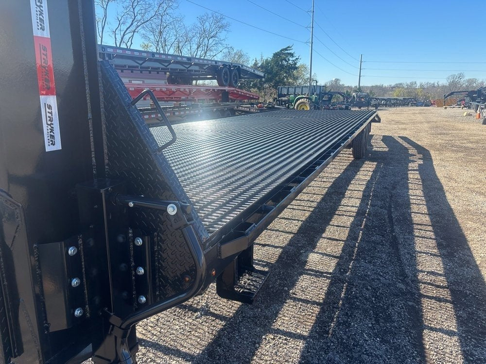 40' Stryker Gooseneck Mesh Deck Multi Car Hauler - (2) 8k Axles - 12k GVWR Derated - Truck & Van Trailers - TrailerSwap