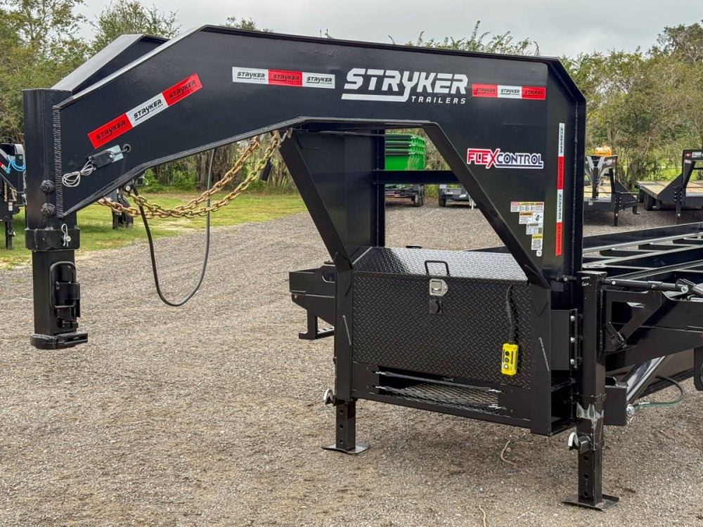 40' Stryker SCT Gooseneck Container Tilt Trailers - (2) 12K Axles - Container Tilt - Deckover Tilt - TrailerSwap