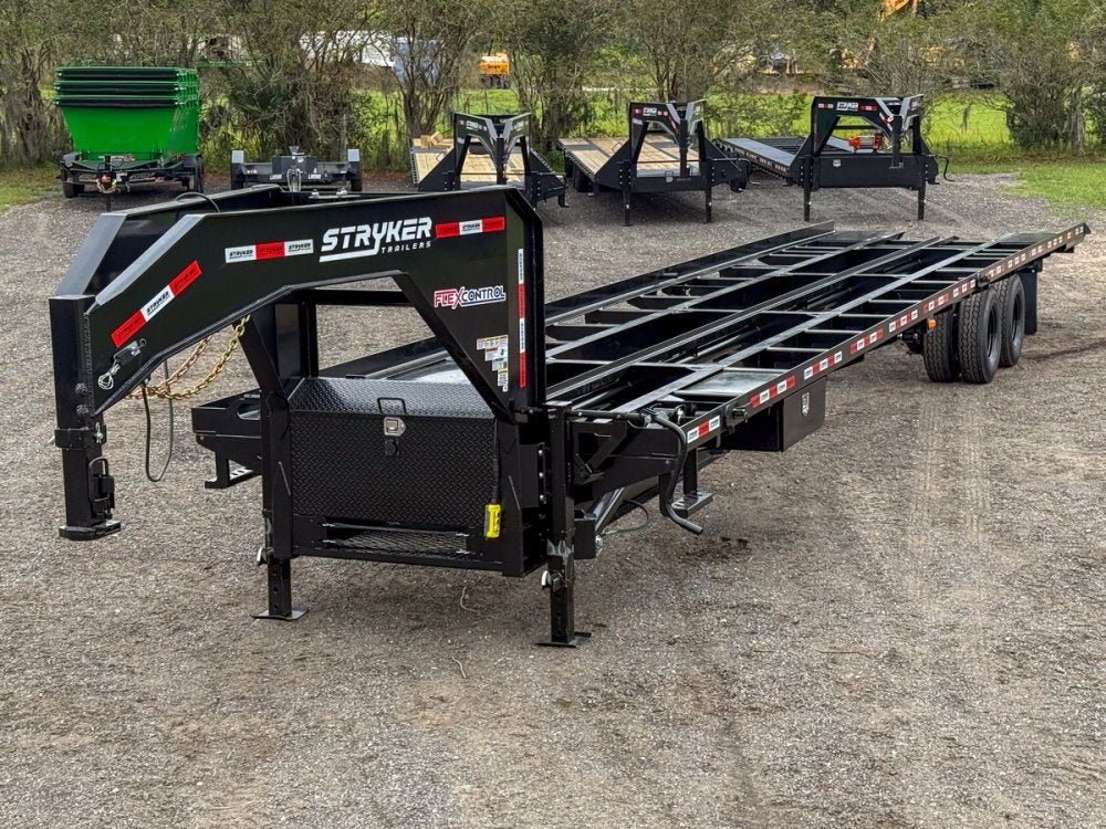 40' Stryker SCT Gooseneck Container Tilt Trailers - (2) 12K Axles - Deckover Trailers - Deckover Tilt - TrailerSwap