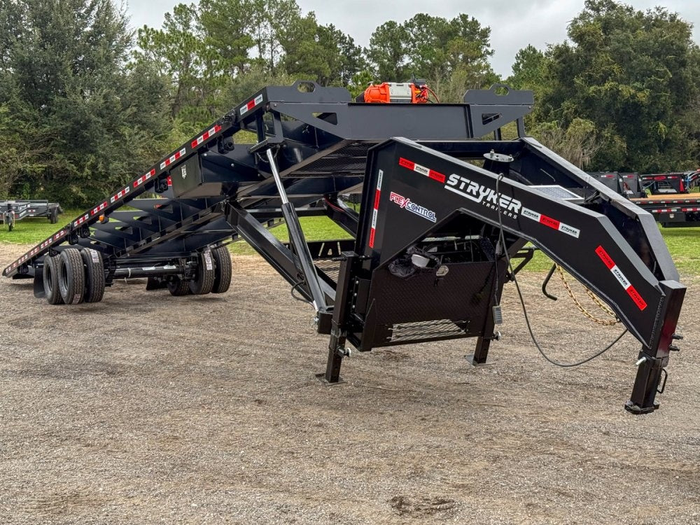 40' Stryker SCT Gooseneck Container Tilt Trailers - (2) 12K Axles - Deckover Trailers - Deckover Tilt - TrailerSwap