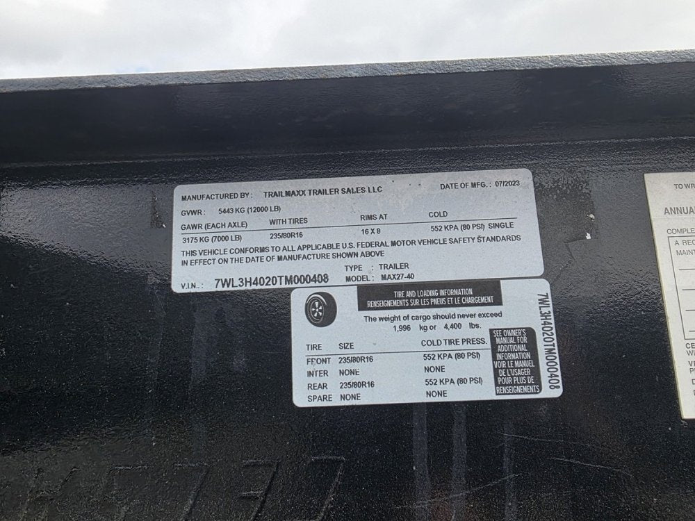 40' x 102" Trail Maxx Deckover Trailers - Hotshot Non-CDL - TrailerSwap