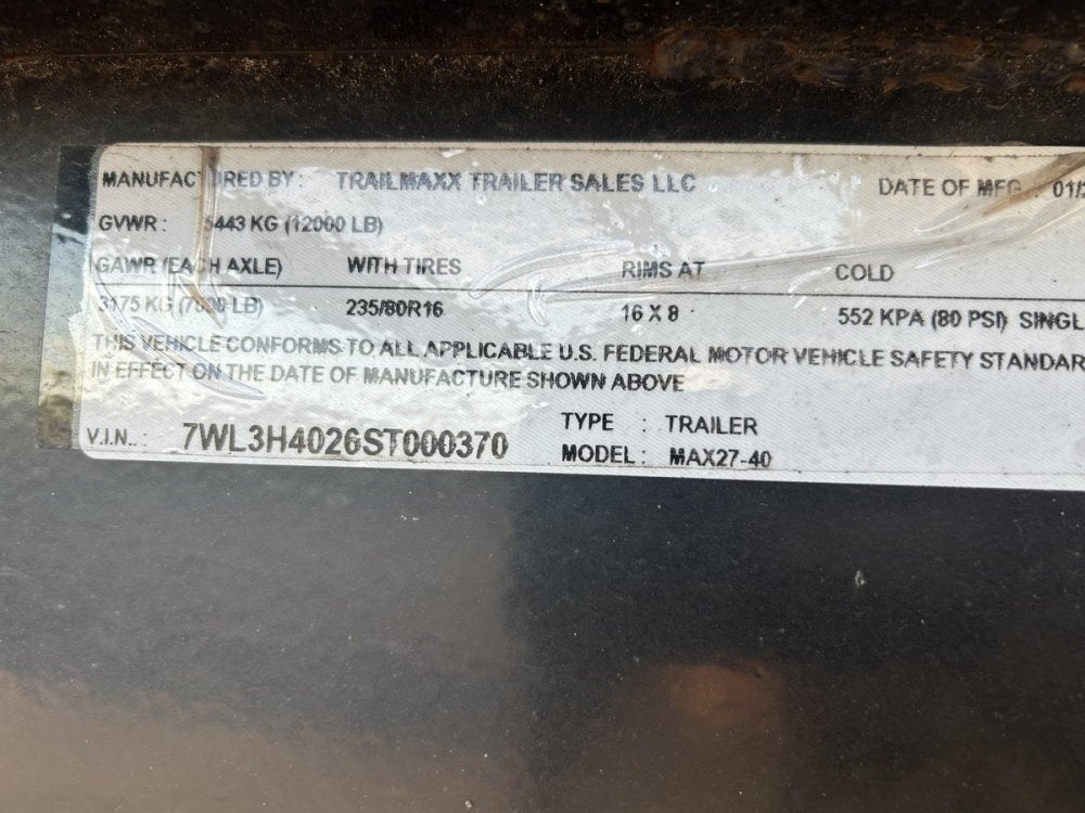 40' x 102" Trail Maxx Deckover Trailers - Hotshot Non-CDL - TrailerSwap
