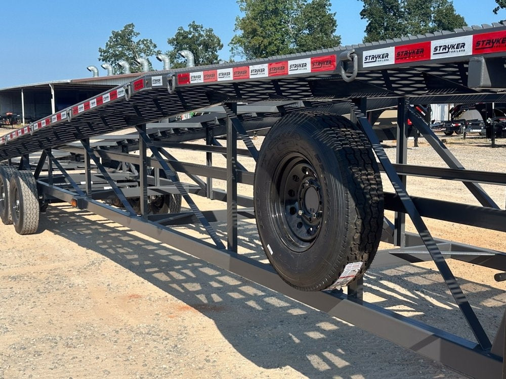 50' Stryker Gooseneck Wedge 3 Car Hauler - (3) 7k Axles Derated 004594