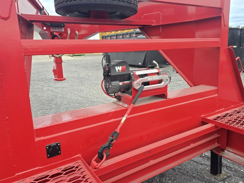 44' Mesh Deck (3) 7k Axles - 12k GVWR Derated- 14 Ply Tires w/Spare - 10' Aluminum Ramps - Warrior W - Truck & Van Trailers - Truck & Van Trailers - TrailerSwap