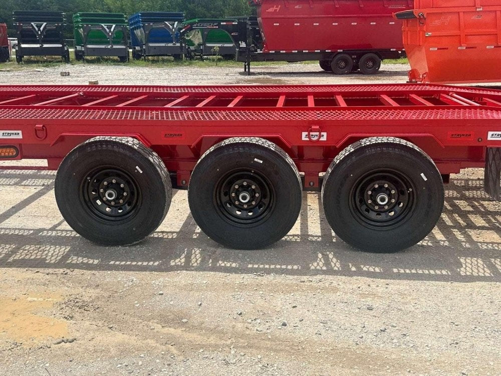44' Mesh Deck (3) 7k Axles - 12k GVWR Derated- 14 Ply Tires w/Spare - 10' Aluminum Ramps - Warrior W - Truck & Van Trailers - Truck & Van Trailers - TrailerSwap