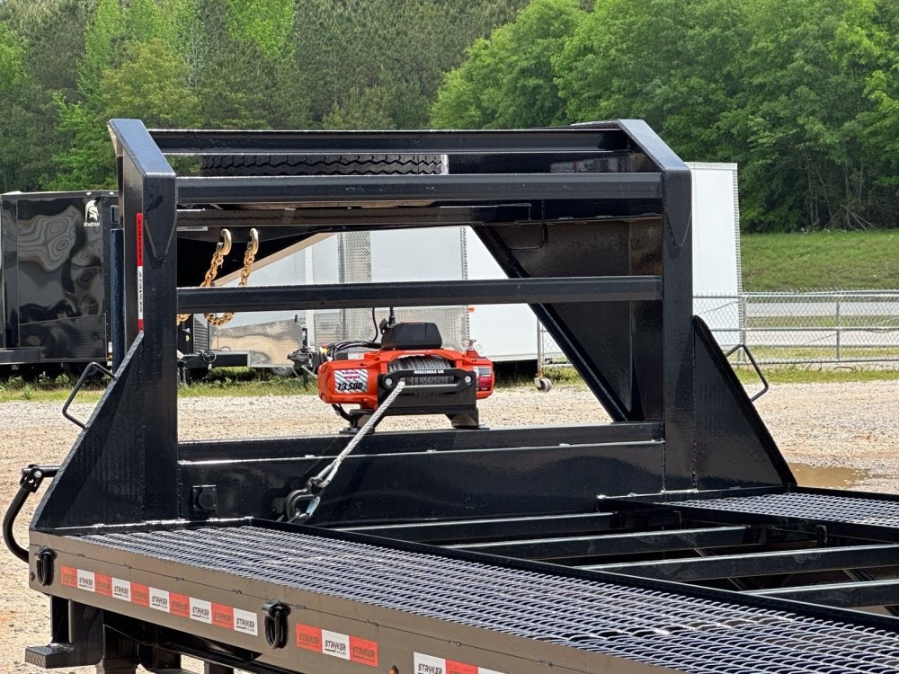 44' Stryker Gooseneck Mesh Deck Multi Car Hauler (3) 7k Axles - 12k GVWR Derated - Truck & Van Trailers - TrailerSwap