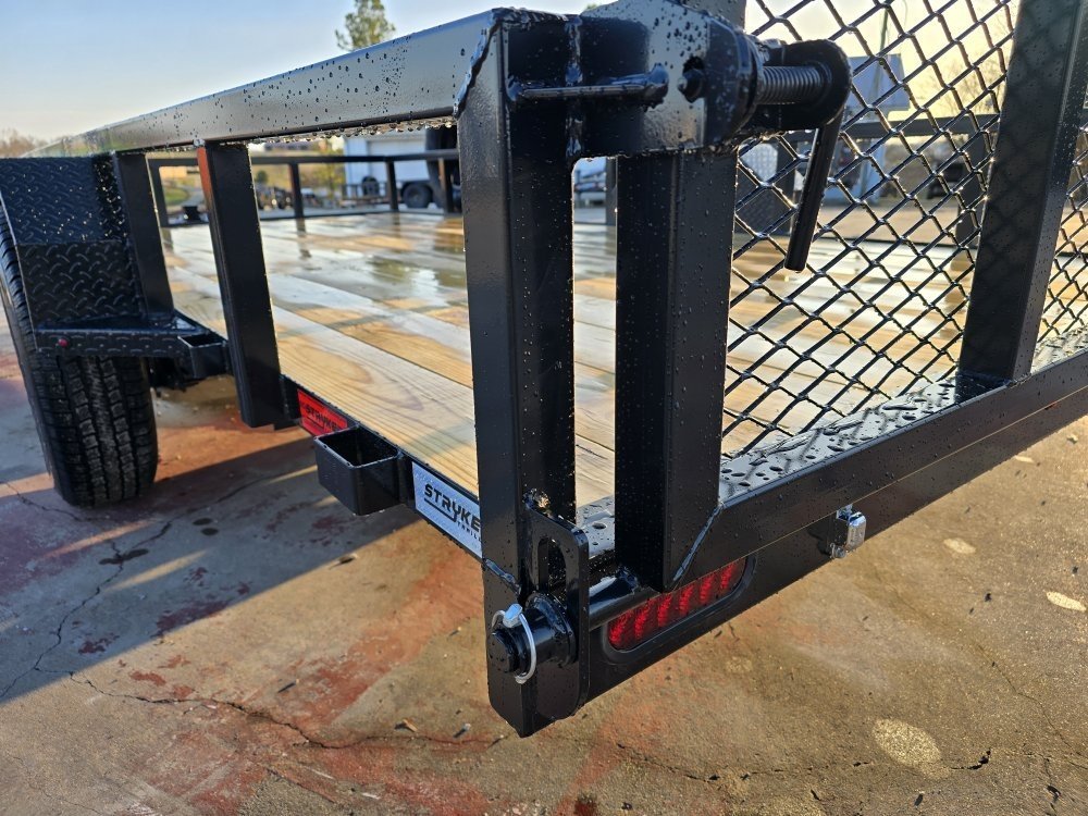 14' Utility Trailer (1) 3.5K Axle, 77" Wide 4' Gate 003807
