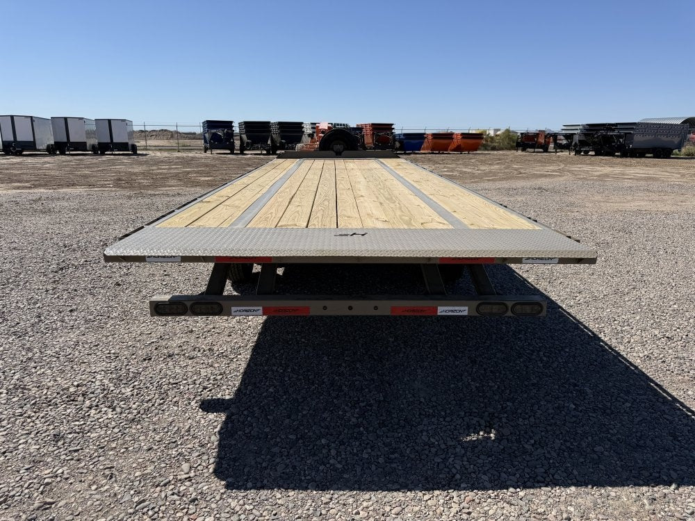 24' Horizon FFT Bumper Pull Full Deckover TIlt Trailer - (2) 10K Axles 018030