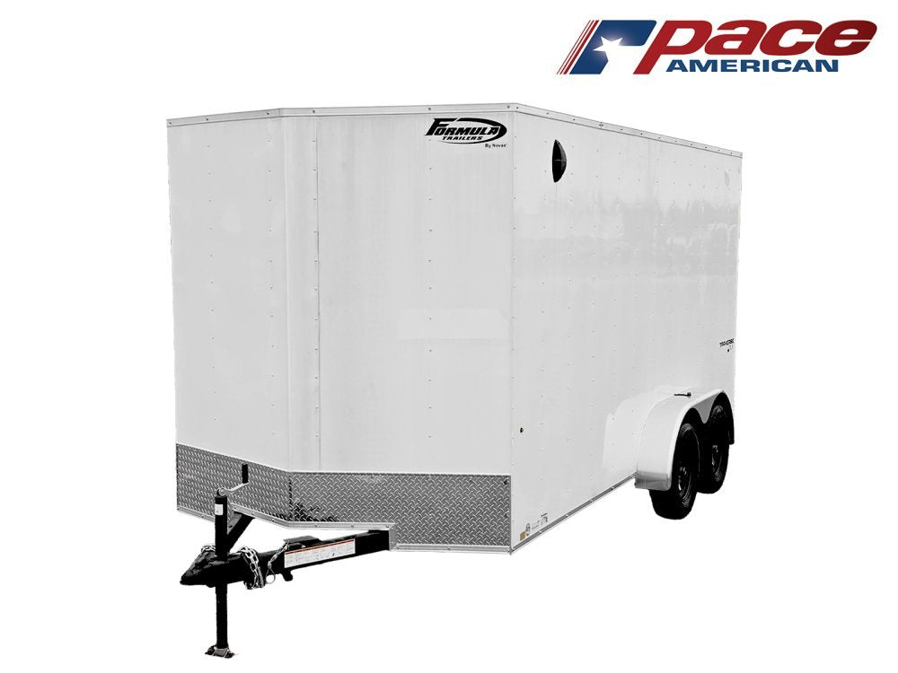 7' x 16' Traverse DLX Flat Top V Nose (2) - 3500 lb Axle 130832