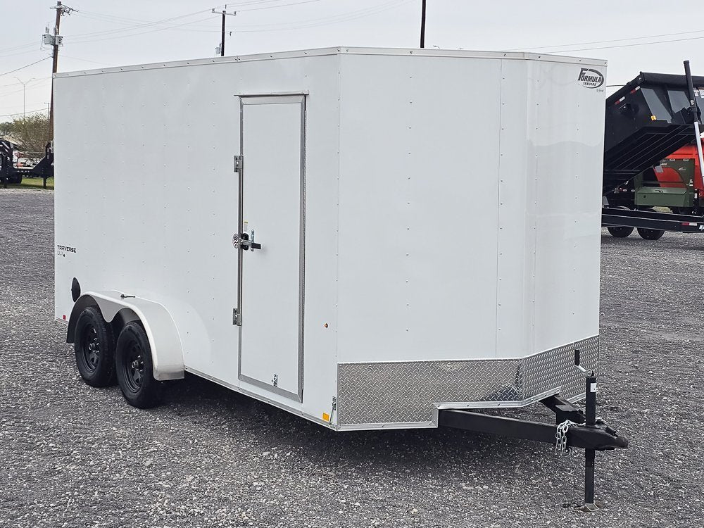 7' x 16' Traverse DLX Flat Top V Nose (2) - 3500 lb Axle 130832