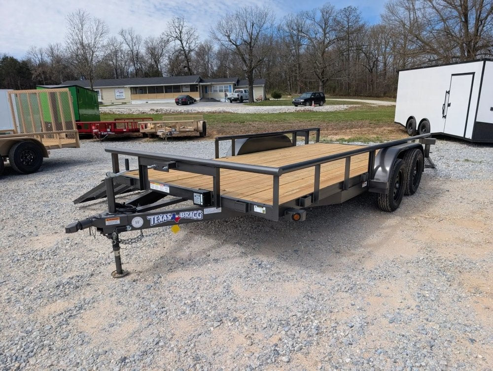 6.5 x 16 TA Pipe Top Utility Trailer Texas Bragg 6.5K 261275