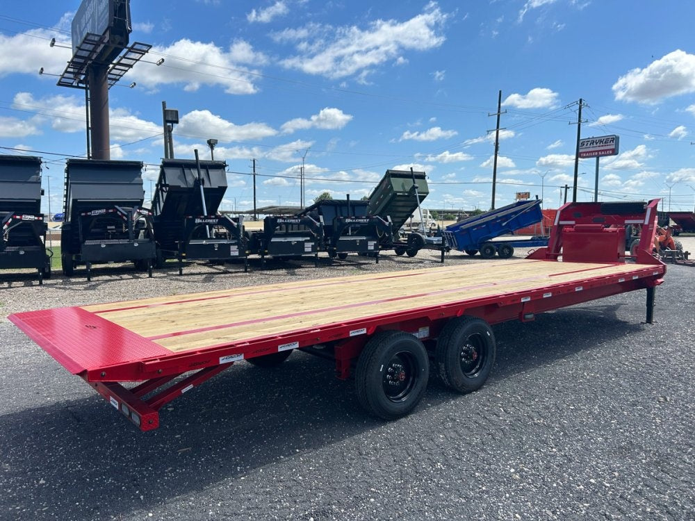 28' Horizon FFT Gooseneck Full Deckover Tilt Trailer - (2) 10K Axles 016937
