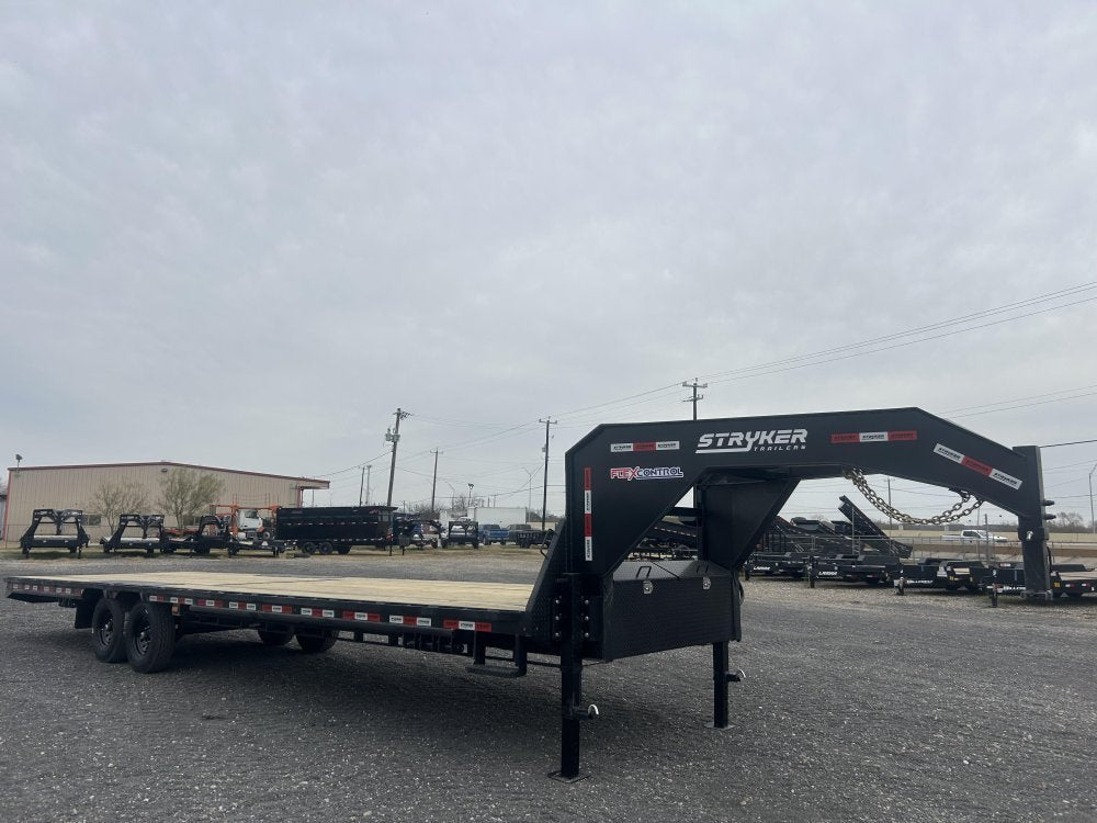 32' Stryker Gooseneck (2) 7K Axles Straight Deck 003901