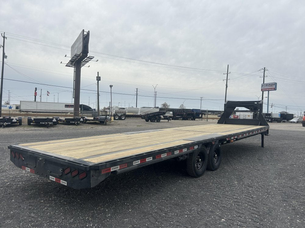 32' Stryker Gooseneck (2) 7K Axles Straight Deck 003901