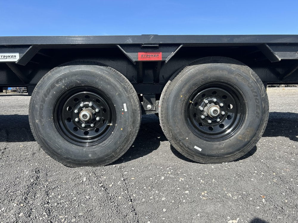 25' Stryker Gooseneck Deckover Trailer Straight Deck - (2) 7K Axles 003902
