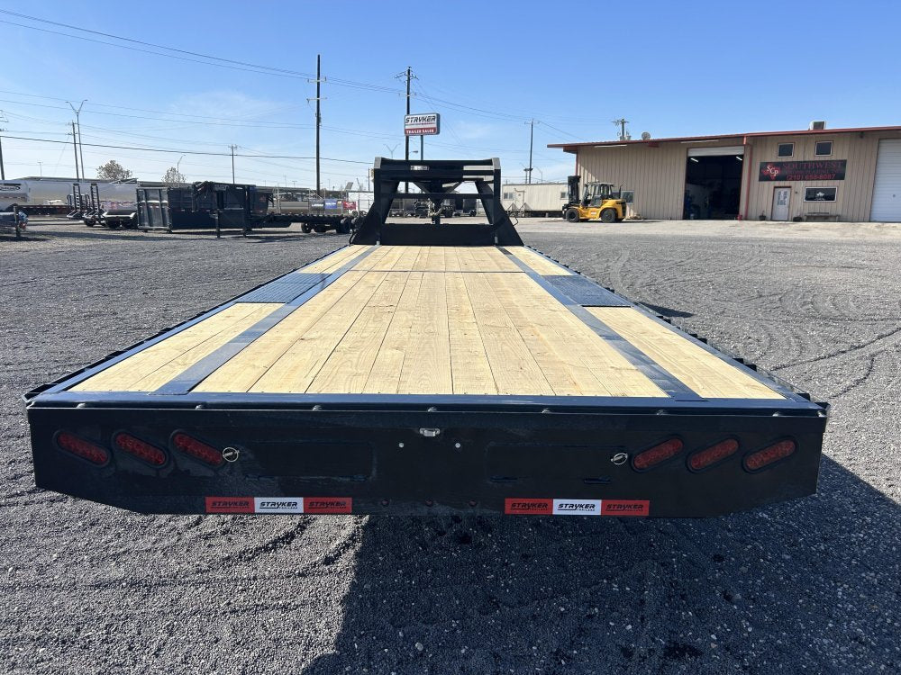 25' Stryker Gooseneck Deckover Trailer Straight Deck - (2) 7K Axles 003902