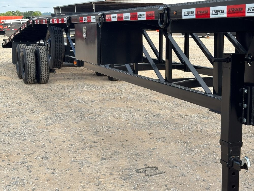 50' Low Profile Wedge (2) 12k Elec/Hyd Axles, Winch, 10' Aluminum Ramps, Spare - Wedge 3 Car Hauler - Multi Car Haulers - TrailerSwap
