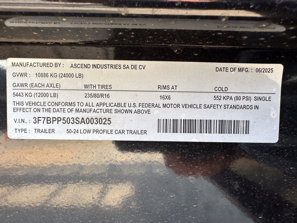 50' Low Profile Wedge (2) 12k Elec/Hyd Axles, Winch, 10' Aluminum Ramps, Spare - Wedge 3 Car Hauler - Multi Car Haulers - TrailerSwap