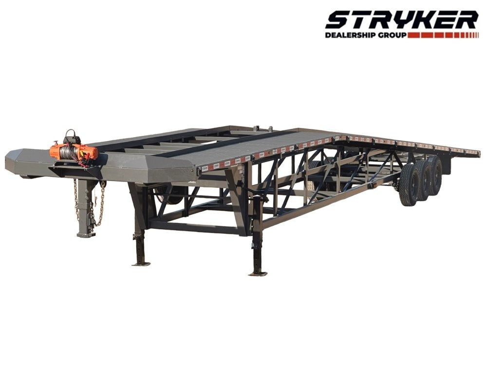 50' Stryker Gooseneck Wedge 3 Car Hauler - (3) 7k Axles Derated - Multi Car Haulers - Wedge 3 Car Hauler - TrailerSwap
