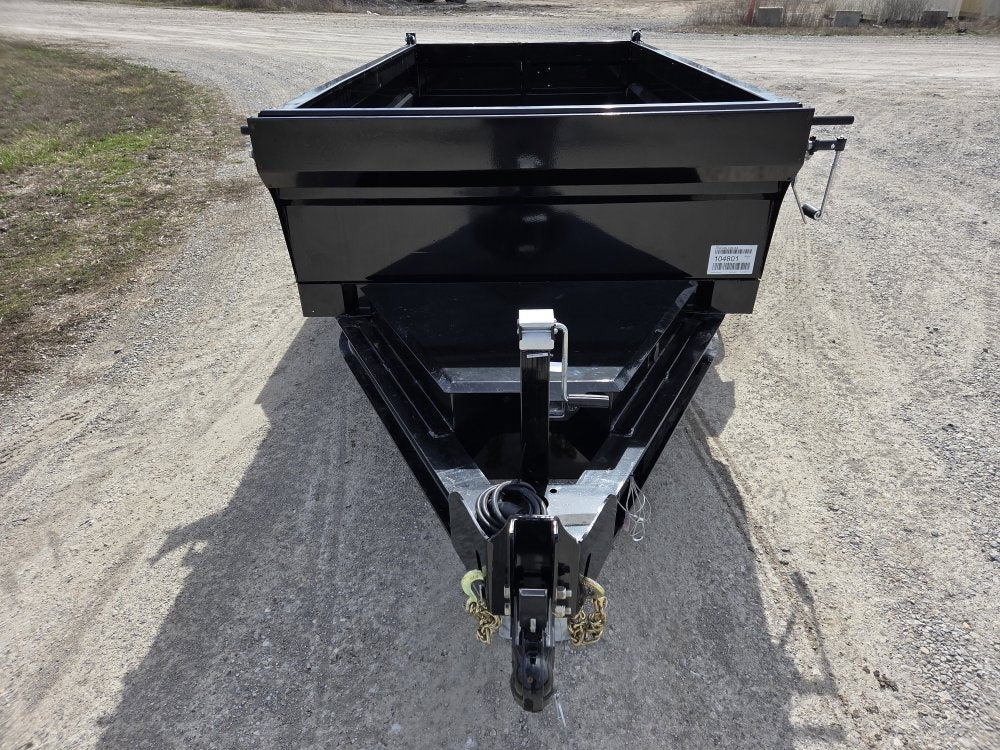 10' x 60" Iron Bull DTB Bumper Pull Dump Trailer 18" Side Walls - (2) 5200 lb Axles 104801