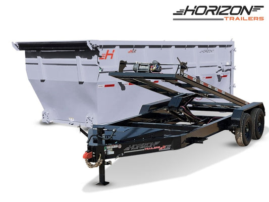 Horizon 16' RDZ BP Roll off Bundle (2) 7k Axles + 1 Bin w/ 6' Walls 7795