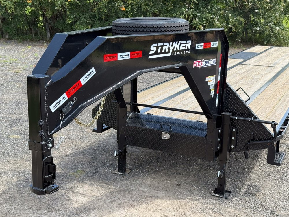 40' Stryker Hotshot Elite Gooseneck Trailer Straight Deck - (2) 10k Axles - Derated 12k GVWR 4600