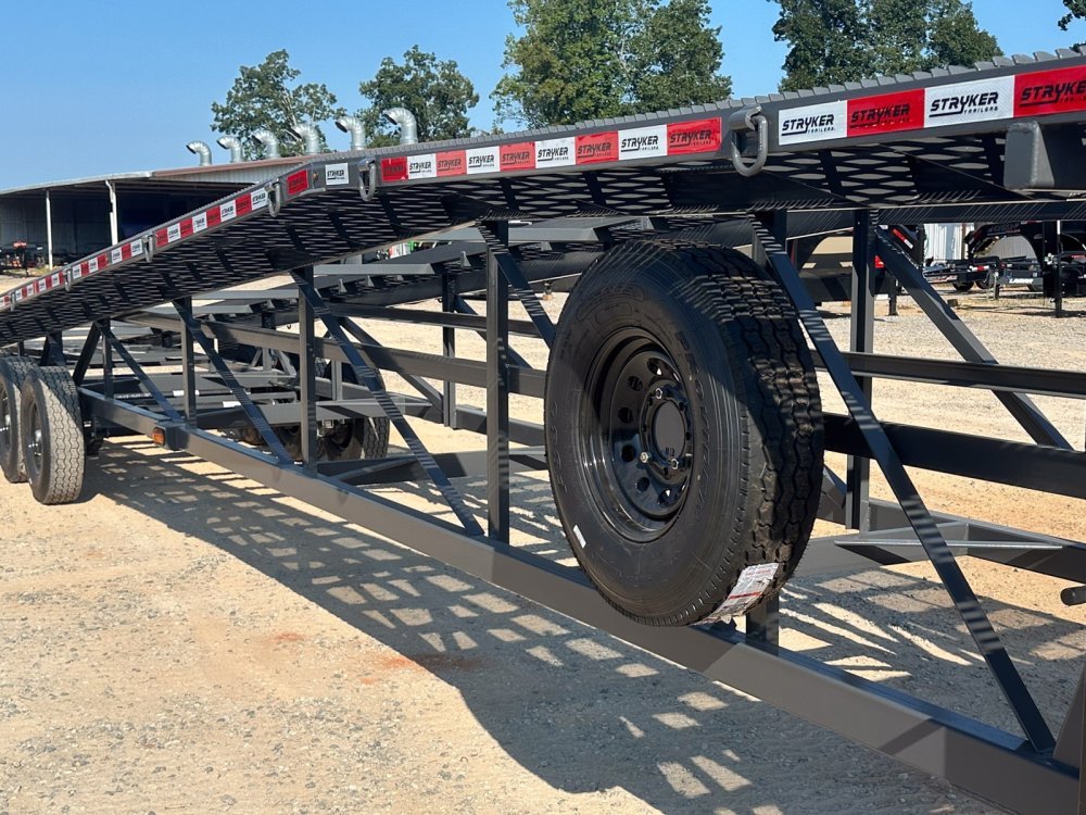 50' Stryker Gooseneck Wedge 3 Car Hauler - (3) 7k Axles Derated 004587