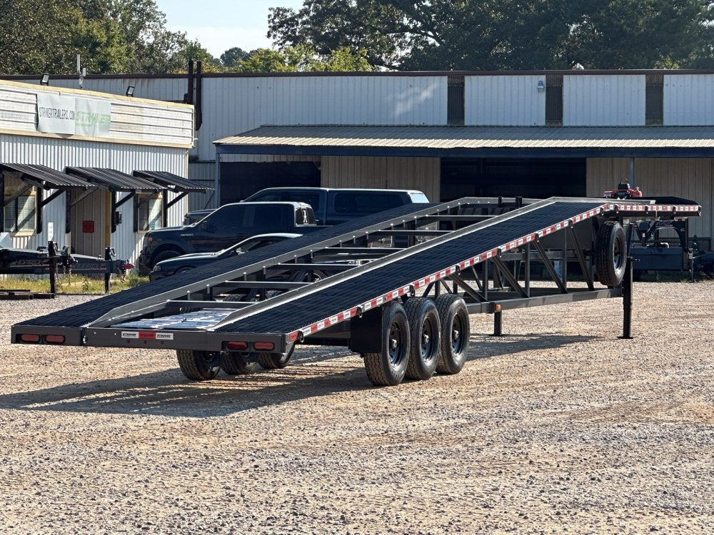 50' Stryker Gooseneck Wedge 3 Car Hauler - (3) 7k Axles Derated 004587