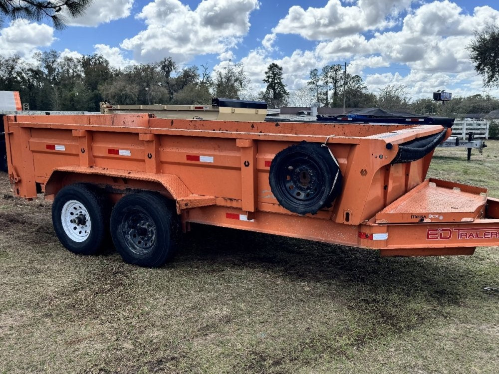 14' x 7' ED Trailers Bumper Pull Dump 881