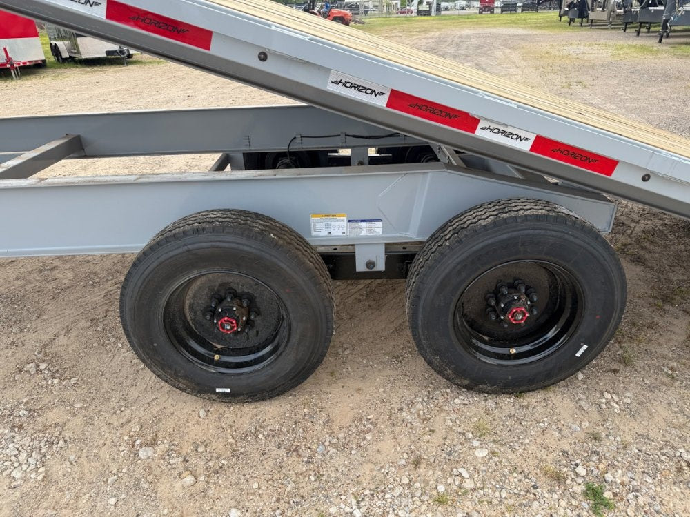 28' Horizon FTS Gooseneck Hydraulic Deckover Tilt Trailer - 10K Axles 15109
